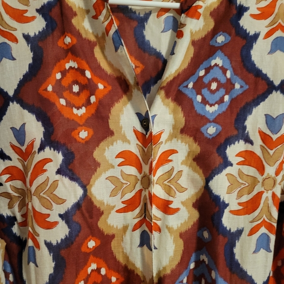 Alfred Dunner Bohemian Light Weight Long Sleeve Top Size 20 - Picture 3 of 4